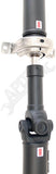 APDTY 156186 2pc Rear Driveshaft Assembly