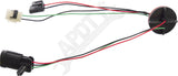 APDTY 156205 Headlight Head Lamp Jumper Wire Wiring Harness Front Left or Right