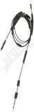 APDTY 156315 Fuel And Trunk Release Cable Assembly Replaces 74880TA0A01