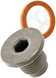 APDTY 156319x5 Oil Drain Plug M16-1.50 Allen Head Replaces 11137585928; (5-Pack)