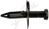 APDTY 156339 Push-Pull Rivet-Splash Shield/Fascia - 1/4 Inch Hole, 7/8 Inch Stem