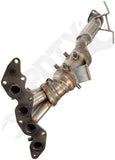APDTY 156374 Catalytic Converter with Integrated Exhaust Manifold
