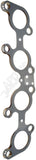 APDTY 156375 Catalytic Converter with Integrated Exhaust Manifold
