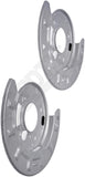 APDTY 156392 Rear Brake Backing Plate - 1 Pair Replaces 22937748, 22937749