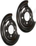 APDTY 156401 Brake Backing Plate - 1 Pair Replaces 52122237AA