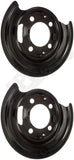 APDTY 156401 Brake Backing Plate - 1 Pair Replaces 52122237AA