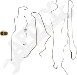 APDTY 156452 Stainless Steel Brake Line Kit Replaces F81Z2B523FA