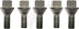 APDTY 156455 Wheel Lug Stud Bolt 21mm Hex 23mm Thread Length M16-1.50 Pack Of 5