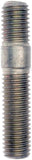 APDTY 156457 SAE Double Ended Stud 1 - Knurl, 2.9 In. Length