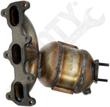 APDTY 156552 Catalytic Converter with Integrated Exhaust Manifold