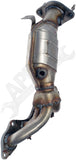 APDTY 156553 Catalytic Converter with Integrated Exhaust Manifold