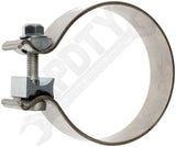 APDTY 156650 Stainless Steel 4" inch Exhaust Clamp