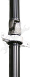 APDTY 156668 2pc Rear Driveshaft Assembly w/Support Bearing