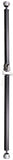APDTY 156677 2pc Rear Driveshaft Assembly