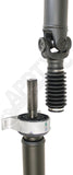 APDTY 156680 2pc Rear Driveshaft Assembly