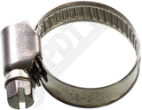 APDTY 156710 25-Pcs Stainless Steel Adjustable (16-25mm) Worm Gear Hose Clamps