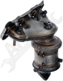 APDTY 156897 Catalytic Converter with Integrated Exhaust Manifold