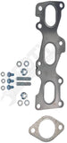 APDTY 156898 Catalytic Converter with Integrated Exhaust Manifold