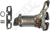 APDTY 156899 Catalytic Converter with Integrated Exhaust Manifold