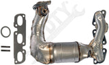 APDTY 156900 Catalytic Converter with Integrated Exhaust Manifold
