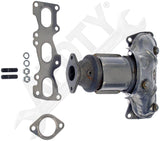 APDTY 156901 Catalytic Converter with Integrated Exhaust Manifold