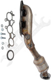 APDTY 156906 Catalytic Converter with Integrated Exhaust Manifold