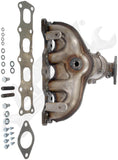 APDTY 156907 Catalytic Converter with Integrated Exhaust Manifold
