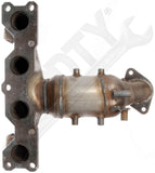 APDTY 156907 Catalytic Converter with Integrated Exhaust Manifold