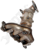 APDTY 156907 Catalytic Converter with Integrated Exhaust Manifold