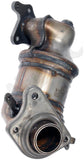 APDTY 156909 Catalytic Converter with Integrated Exhaust Manifold