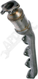 APDTY 156911 Catalytic Converter with Integrated Exhaust Manifold