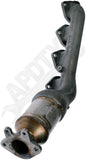APDTY 156912 Catalytic Converter with Integrated Exhaust Manifold