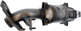 APDTY 156913 Catalytic Converter with Integrated Exhaust Manifold