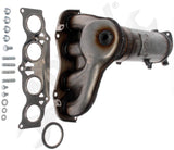 APDTY 156914 Catalytic Converter with Integrated Exhaust Manifold