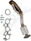 APDTY 156915 Catalytic Converter with Integrated Exhaust Manifold