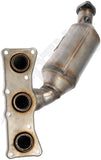 APDTY 156916 Catalytic Converter with Integrated Exhaust Manifold