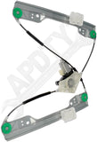 APDTY 156965 Power Window Motor & Regulator Assembly; Front Right; *2-Pin Motor*