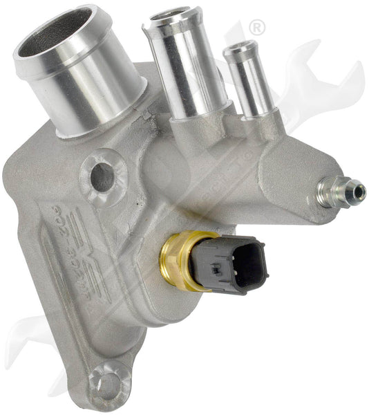 APDTY 157000 Aluminum Engine Coolant Water Outlet Housing