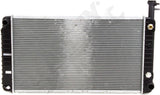 APDTY 157322 Radiator Assembly w/Quick Disconnect & Without Transmission Cooler