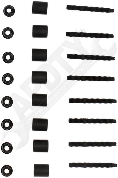 APDTY 157406 Exhaust Manifold Hardware Stud Kit (Qty:8)