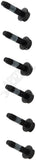 APDTY 157408 Exhaust Manifold Hardware Bolt Kit (Qty:6)