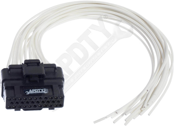 APDTY 157457 FICM Fuel Injector Control Module Wiring Harness Pigtail Connector