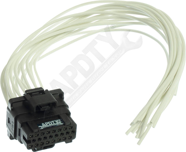 APDTY 157458 FICM Fuel Injector Control Module Wiring Harness Pigtail Connector