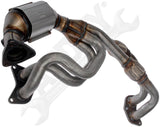 APDTY 157494 Catalytic Converter with Integrated Exhaust Manifold