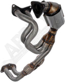 APDTY 157494 Catalytic Converter with Integrated Exhaust Manifold