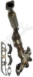 APDTY 157495 Catalytic Converter with Integrated Exhaust Manifold