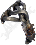APDTY 157496 Catalytic Converter with Integrated Exhaust Manifold