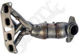 APDTY 157496 Catalytic Converter with Integrated Exhaust Manifold