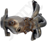 APDTY 157496 Catalytic Converter with Integrated Exhaust Manifold