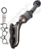 APDTY 157502 Catalytic Converter with Integrated Exhaust Manifold